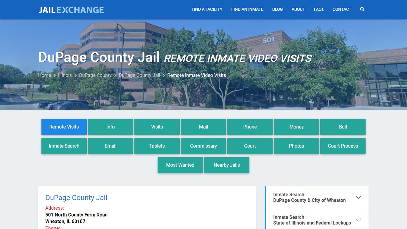 Video Visitation - DuPage County Jail, IL - Jail Exchange